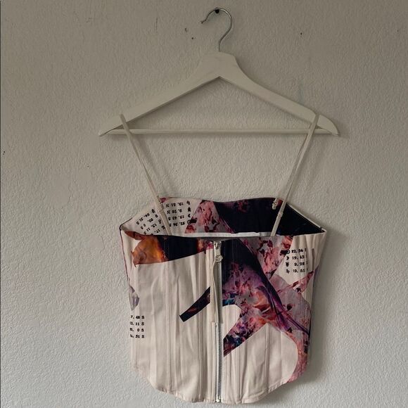 Miaou x Urban Outfitters Abstract Print Corset - Picture 3 of 6